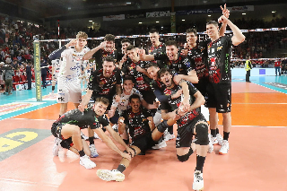 Lube travolge Trento 3-0: la finale scudetto è in parità