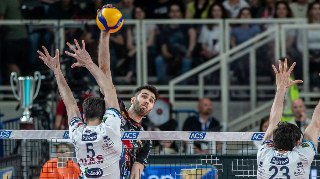 Lube ko a Trento 3-0: Itas avanti 2-1 nella finale scudetto